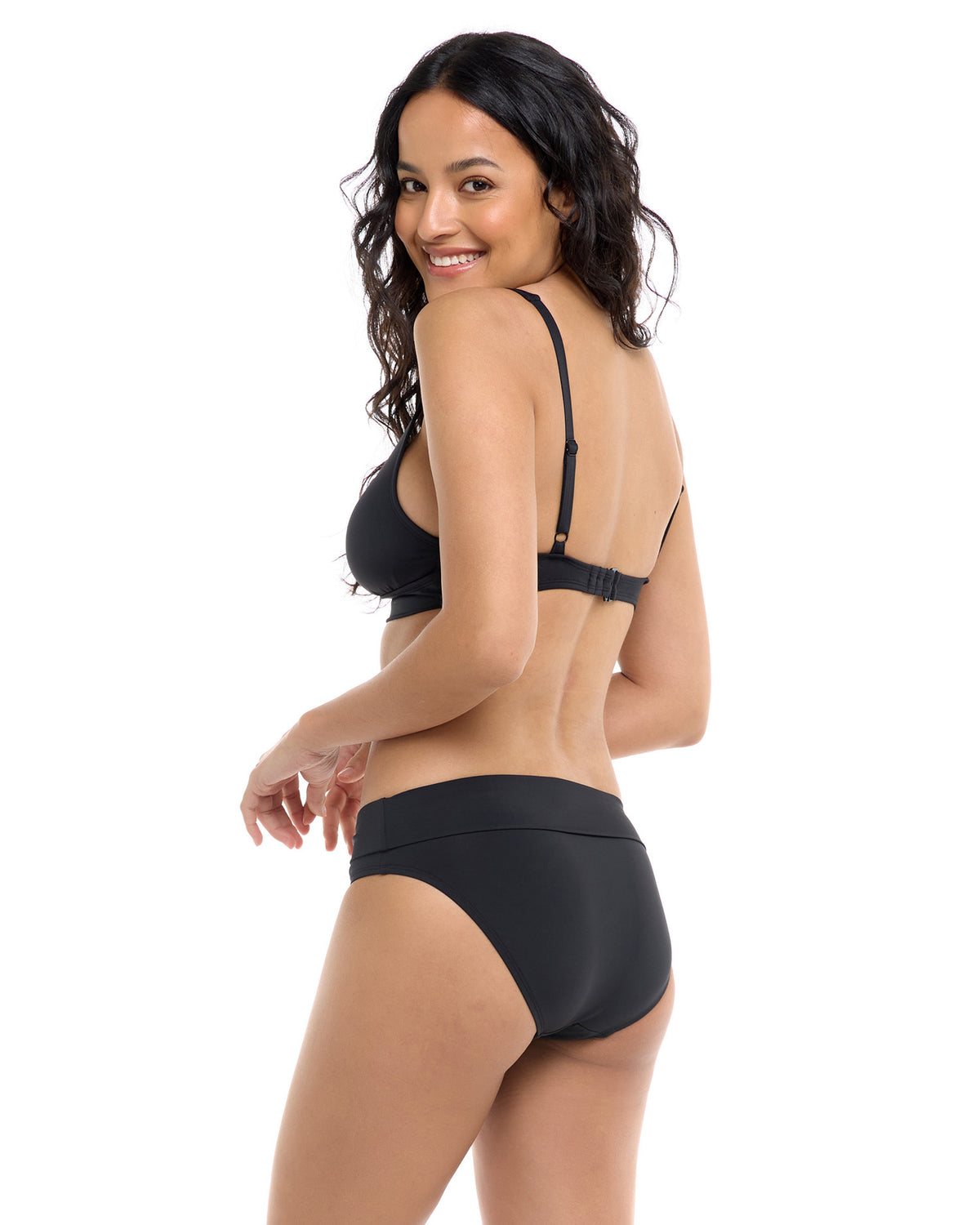 Midl, Full Coverage with Drawstring Active Bikini Bottoms