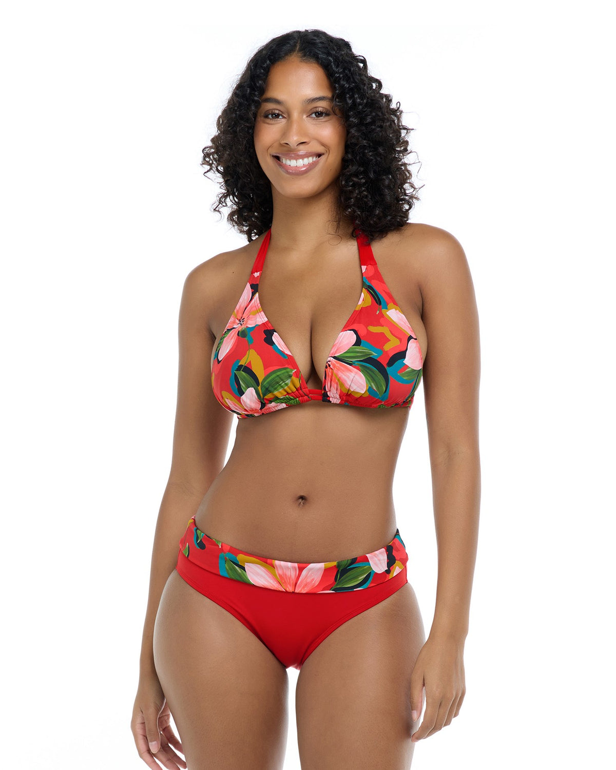 Bas de bikini Mid Waist Fold Over - BREAK OF DAY