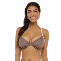 Hilary D,DD,E & F Cup Top - CLARITY - SKYE