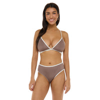 Shirred Rachel Bottom - CLARITY - SKYE