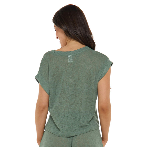 Sicily Crop Shirt - COCONUT COVE