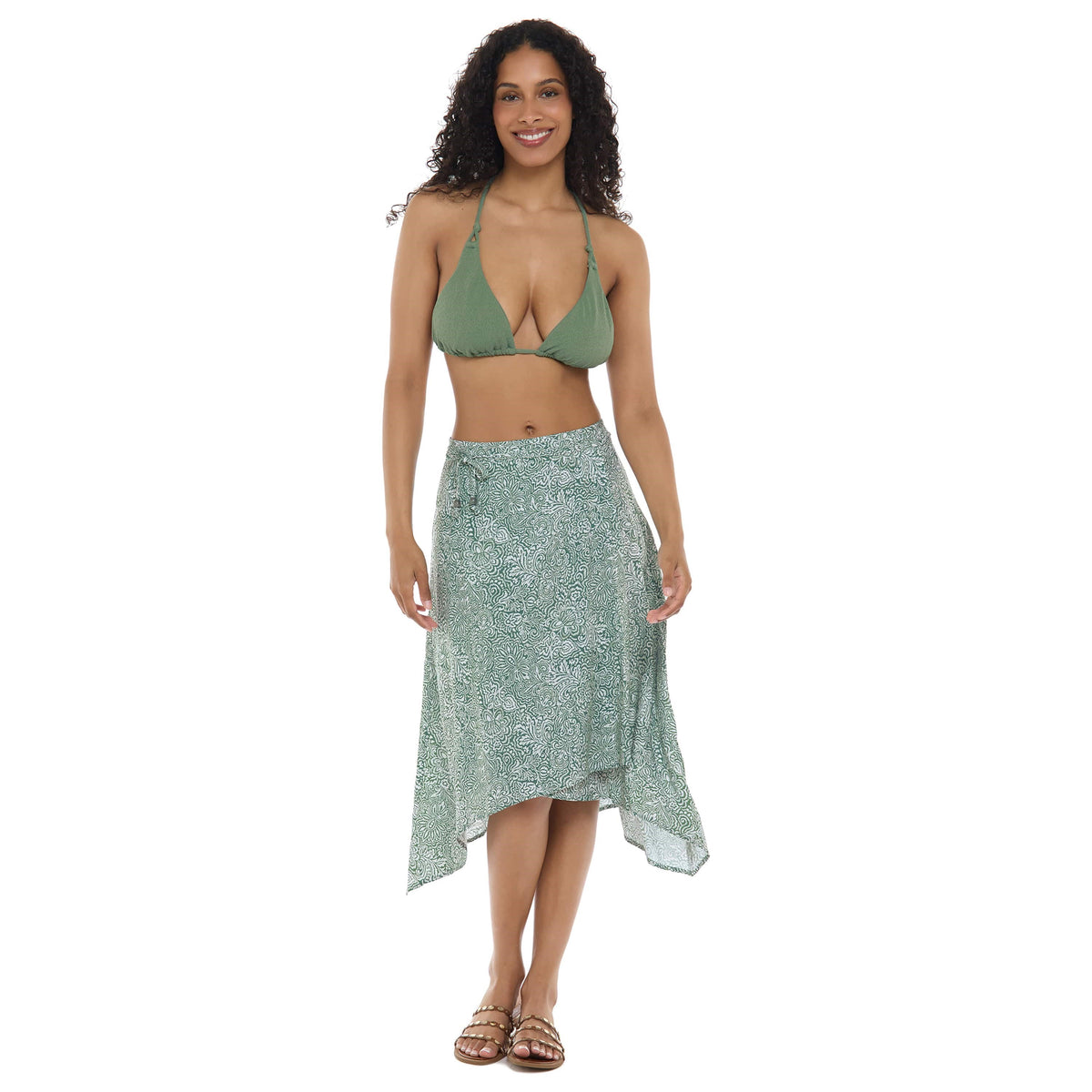 Junia Wrap Skirt - COASTAL CHIC - SKYE