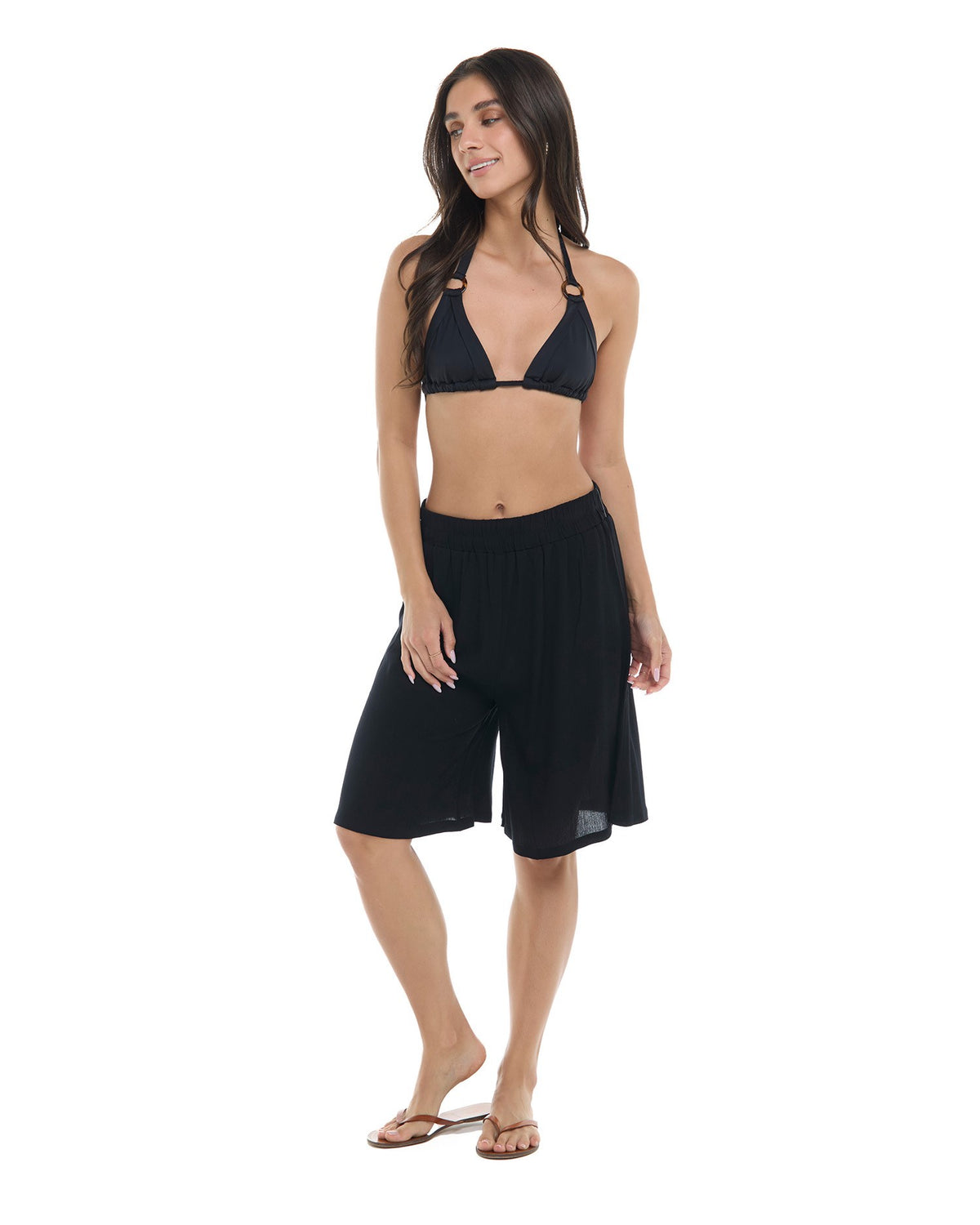 Patty Bermuda Shorts - BLACK