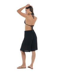 Patty Bermuda Shorts - BLACK