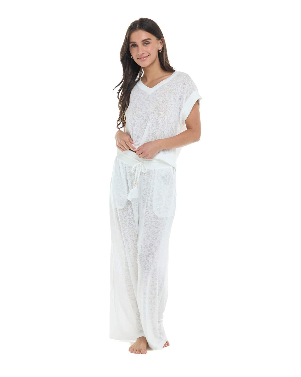 Sicily Crop Shirt - IVORY
