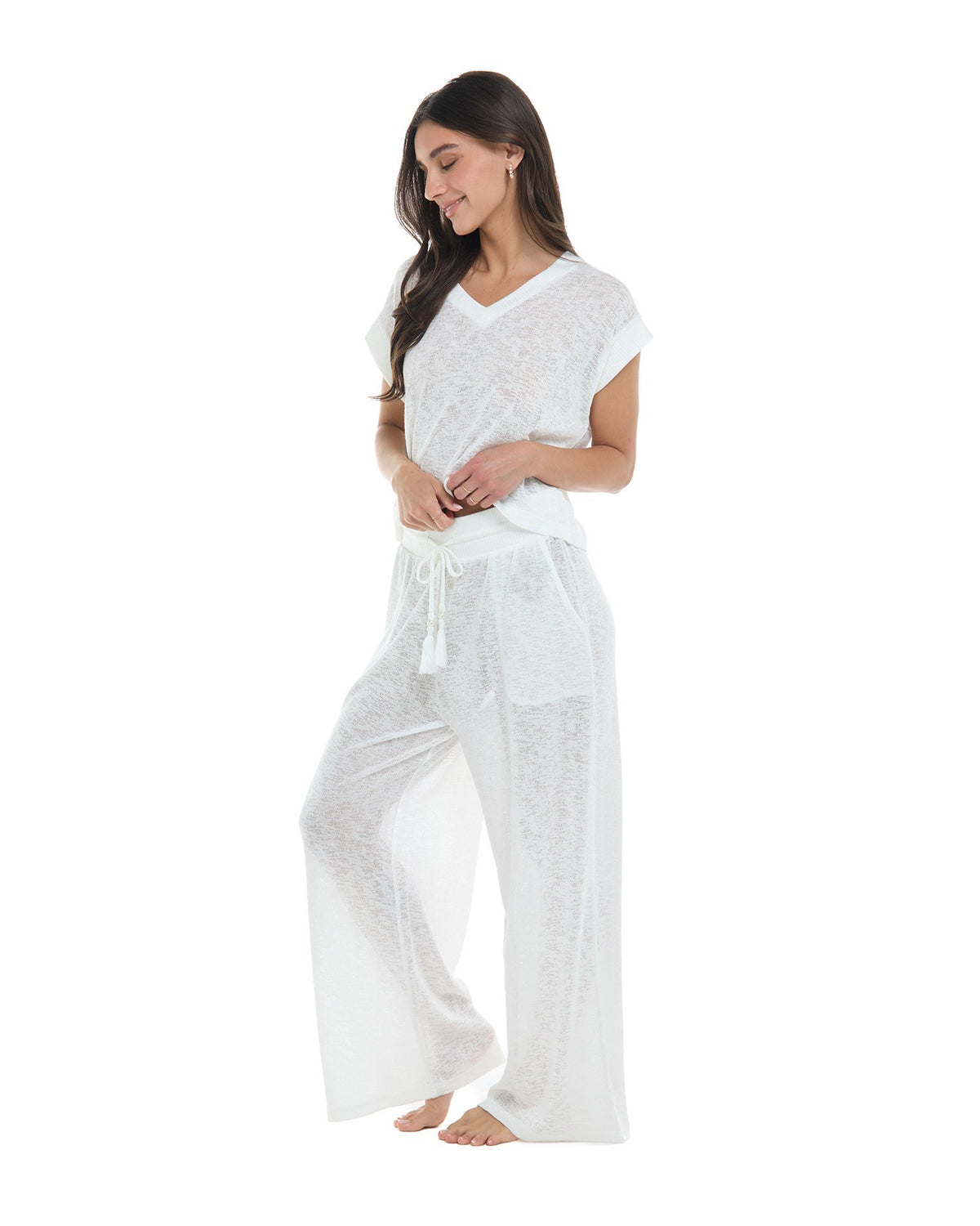 Sicily Crop Shirt - IVORY