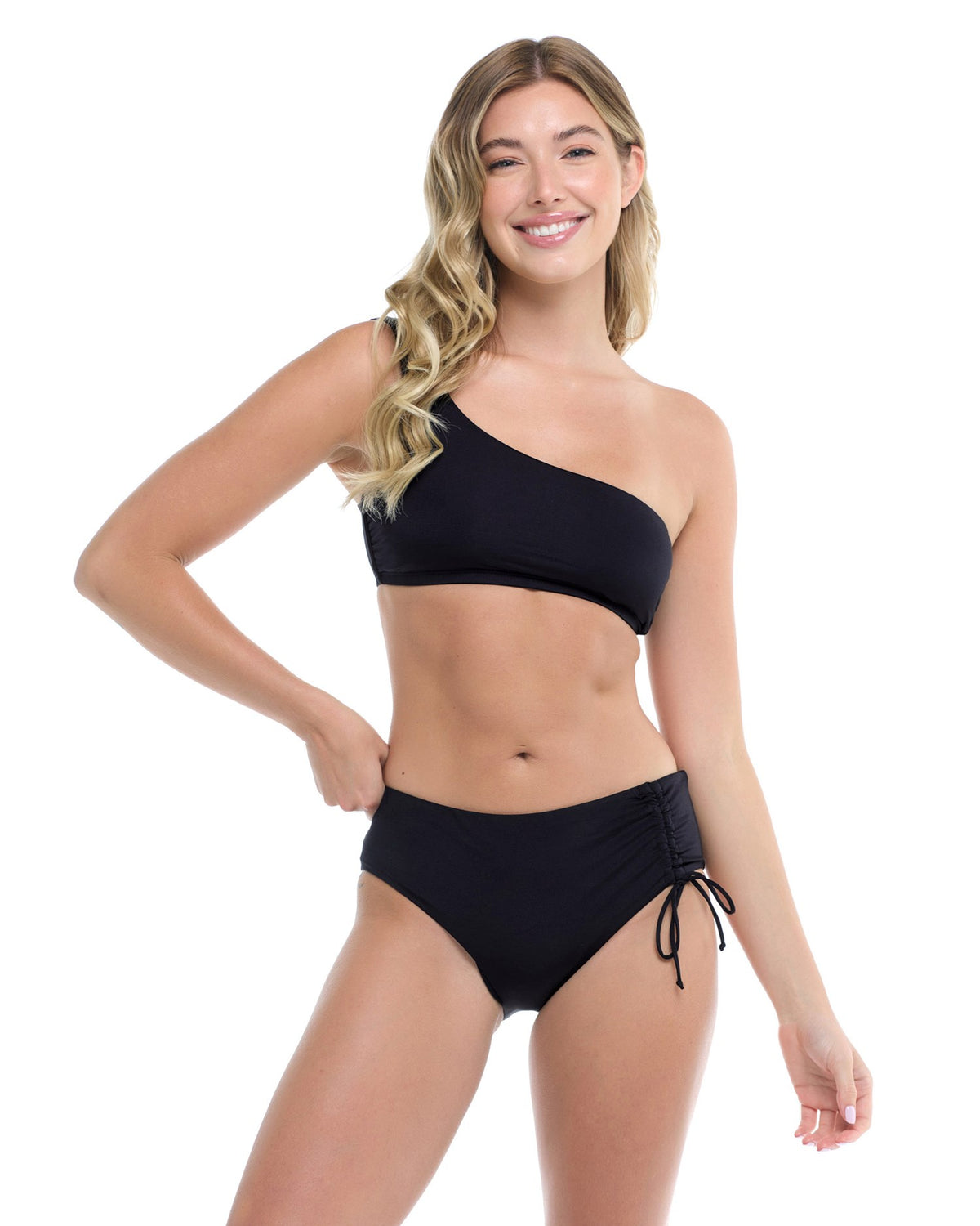 Bas de bikini Alessia Cinch - OBSIDIENNE