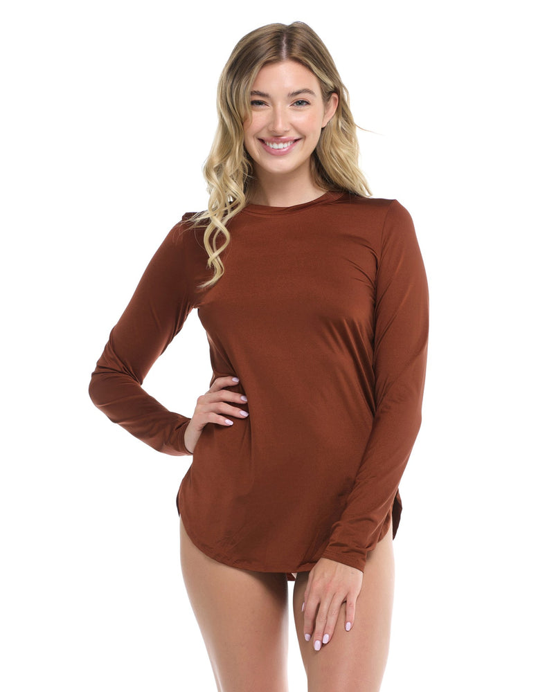 Kayleen Sun Shirt - TIGER'S EYE - SKYE