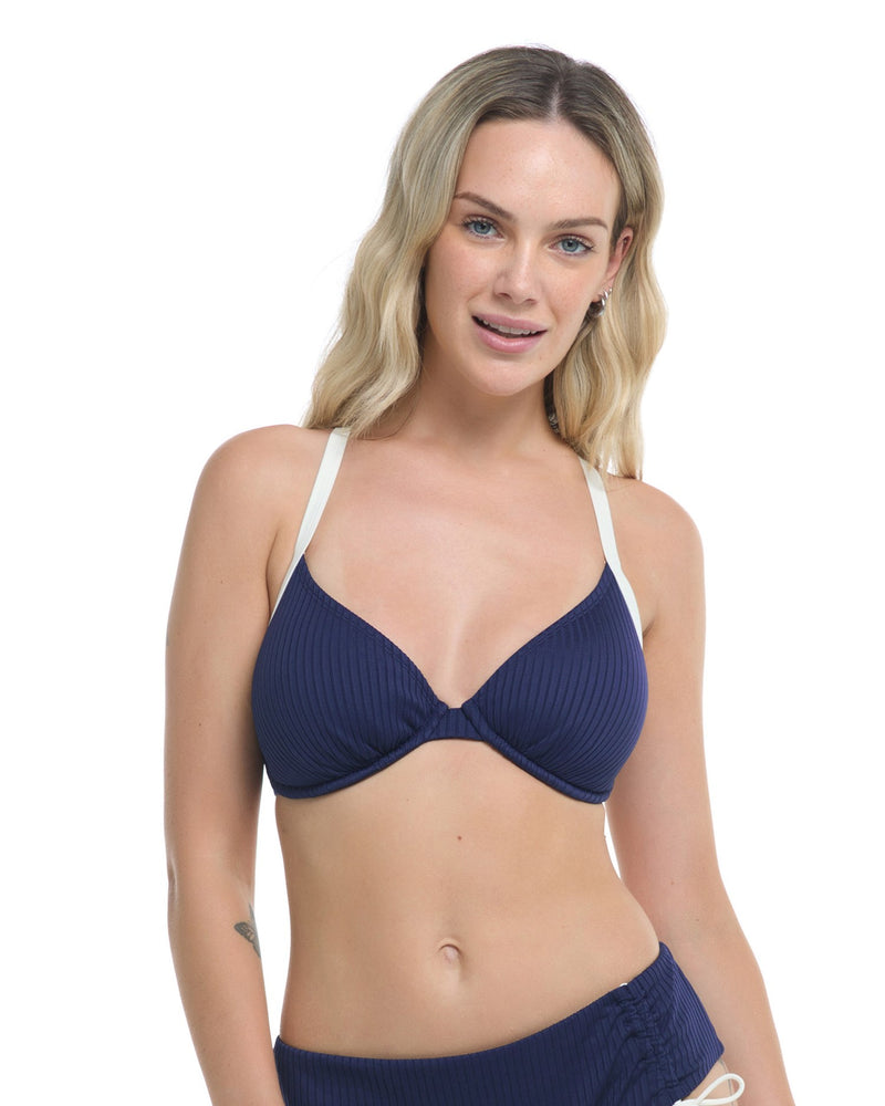 Hilary D, DD, E & F Cup Top - MAU LOA (Tanzanite) - SKYE