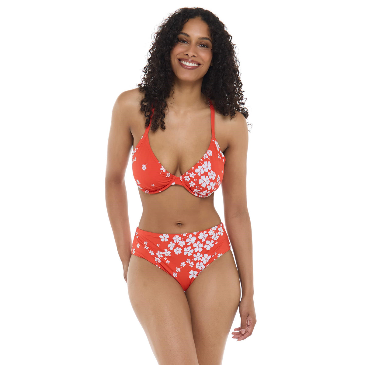 Shirred Rachel Bottom - SEA PETALS - SKYE