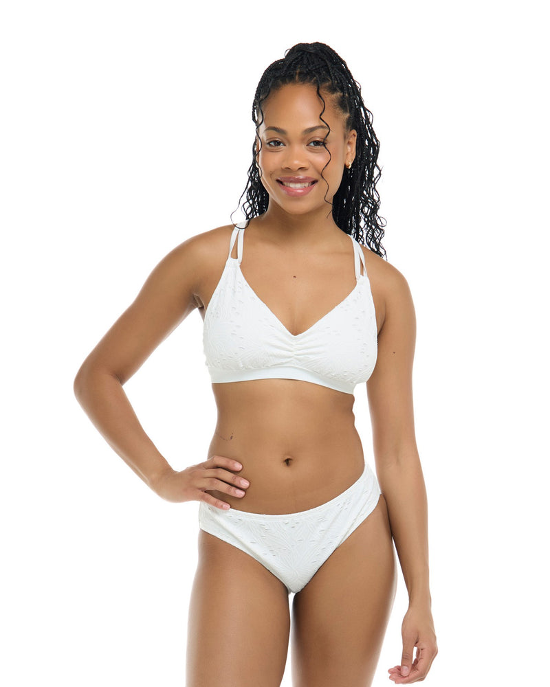 Mid Waist Bottom - LACE BLOOM