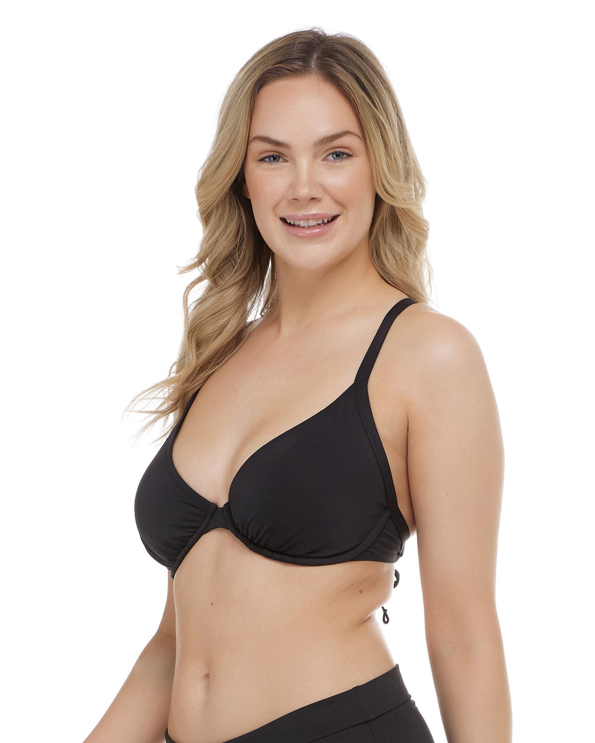 Haut de bikini Hilary bonnet D/DD/E/F - NOIR