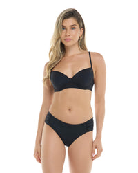 Mid Waist Bottom - BLACK